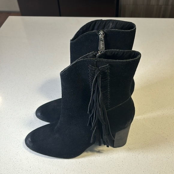 LADIES CHARLES DAVID BLACK BOULDER BOOTS - Picture 3 of 10